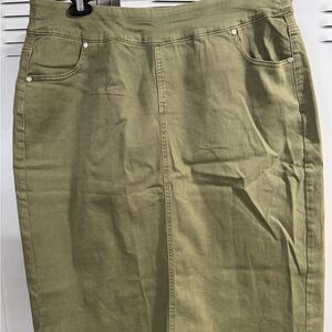 Olive Green Women's Skirt
